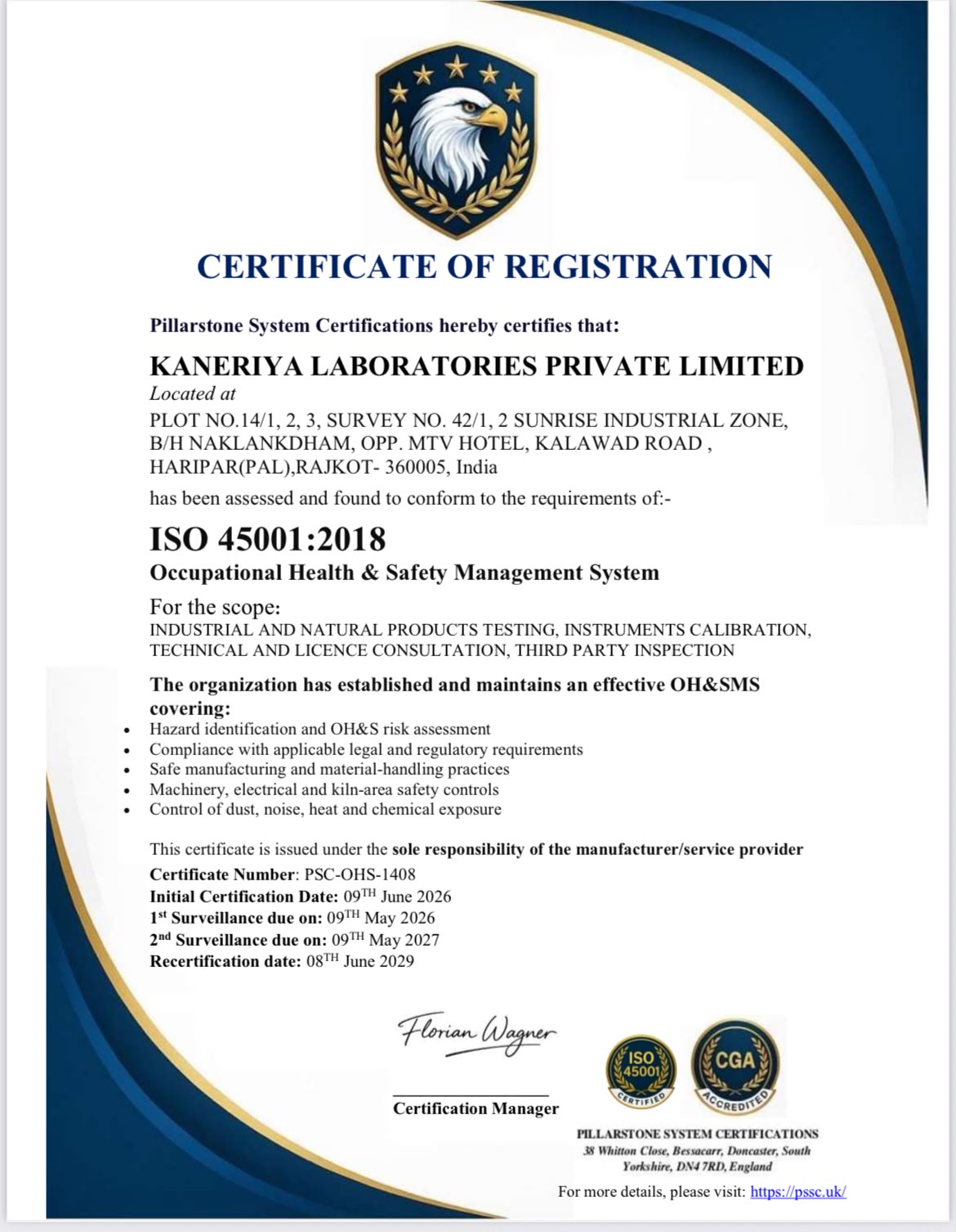 ISO 45001: 2018